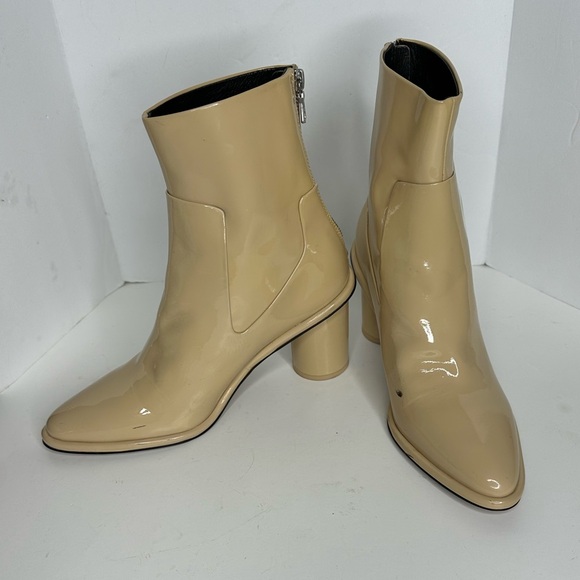 rag & bone Wiley High Booties Size 7 Stones Beige $475. Zip Back Ankle Boot PICS - Picture 2 of 13